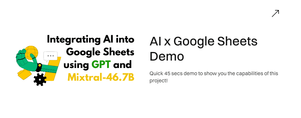 AI-Powered Google Sheets